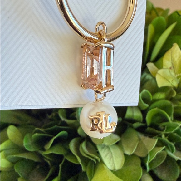 LAUREN Ralph Lauren ELEGANT GOLD-TONE HOOP EARRINGS 🌟NWT🌟 - Picture 7 of 10